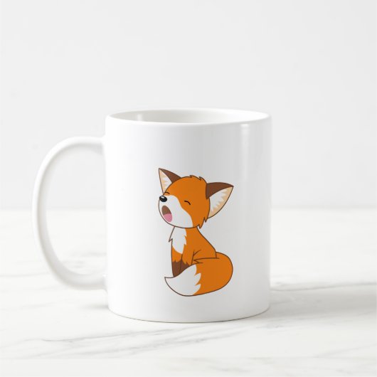 Niedlich Sleepy Little Fox Kaffeetasse (Links)