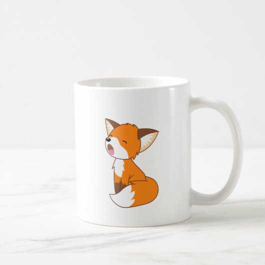 Niedlich Sleepy Little Fox Kaffeetasse (Rechts)