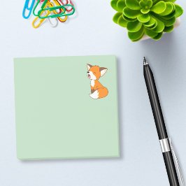 Niedlich Sleepy Little Fox Post-it Klebezettel