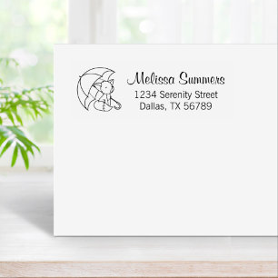 Niedlich Sleepy Little Fox unter der Adresse 2 Gummistempel