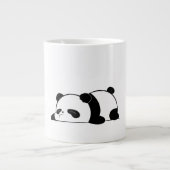 Niedlich Sleepy Panda Design Jumbo-Tasse (Vorderseite)