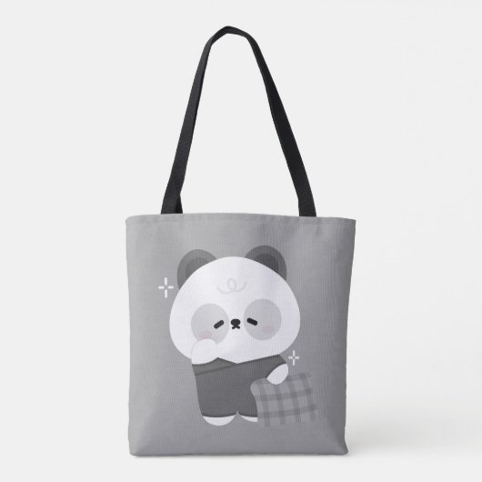 Niedlich Sleepy Panda Tasche (Rückseite)
