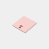 Niedlich Sleepy Red Panda Post-it Klebezettel (angewinkelt)