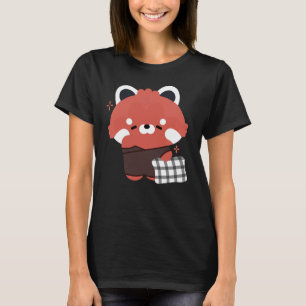 Niedlich Sleepy Red Panda T-Shirt