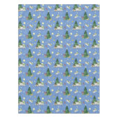 Niedlich Sleepy Snowman Holiday Pattern Tischdecke (Vorderseite)