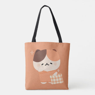 Niedlich Sleepy Tortie Cat Tasche