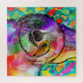 Niedlich Sloth Abstrakt Puzzle (Horizontal)