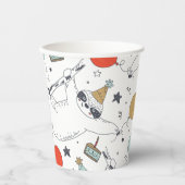 Niedlich Sloth Birthday Pappbecher (Vorderseite)