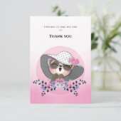 Niedlich Sloth Dankeschön-Karte Dankeskarte (Stehend Vorderseite)