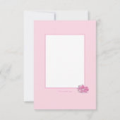 Niedlich Sloth Dankeschön-Karte Dankeskarte (Rückseite)