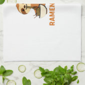 Niedlich Sloth Eating Ramen � Funny Noodle Lover D Geschirrtuch (Gefaltet)