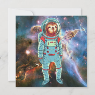 Niedlich Sloth Feiertagskarte