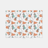 Niedlich Sloth Fleecedecke (Vorderseite (Horizontal))