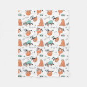 Niedlich Sloth Fleecedecke (Vorderseite)