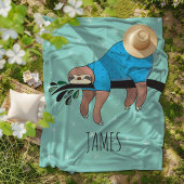 Niedlich Sloth Fleecedecke