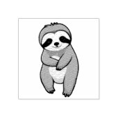 Niedlich Sloth Gummistempel (Prägung)