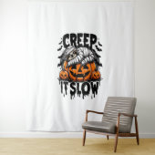 Niedlich Sloth Happy Halloween Wandteppich (Beispiel)