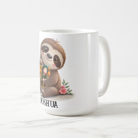 Niedlich Sloth Kaffeetasse (VorderseiteRechts)