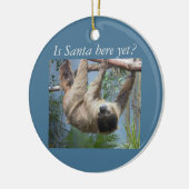 Niedlich Sloth Keramik Ornament (Links)