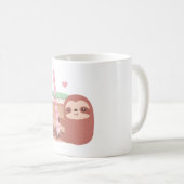 Niedlich Sloth Lieben Boba Tea Kaffeetasse (VorderseiteRechts)