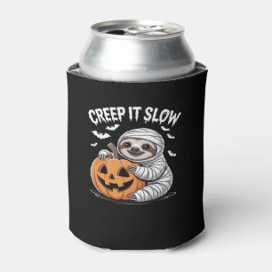 Niedlich Sloth Lovers Funny Halloween Pumpkin Esse Dosenkühler