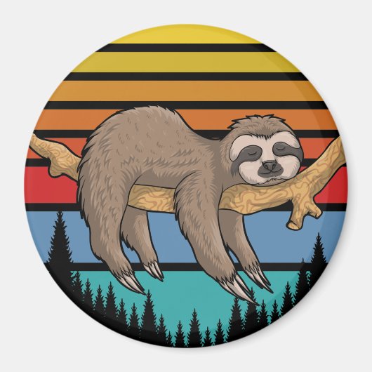 Niedlich Sloth Magnet (Vorne)