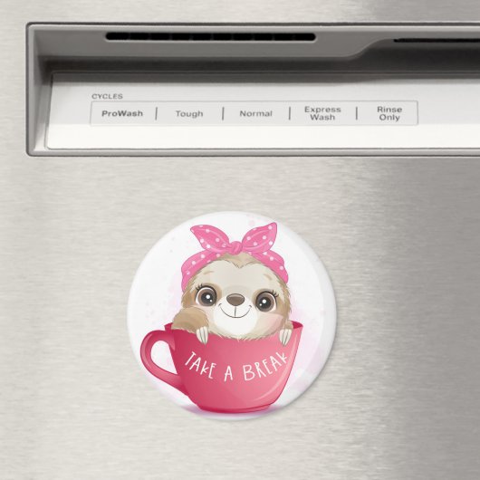 Niedlich Sloth Magnet (In Situ (Geschirrspüler))