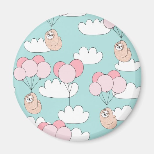 Niedlich Sloth Magnet (Vorne)