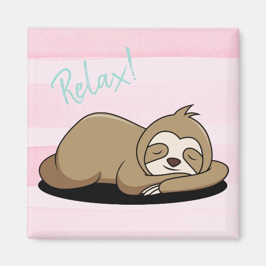 Niedlich Sloth Magnet (Vorne)