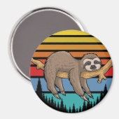Niedlich Sloth Magnet (Vorderseite/Rückseite)