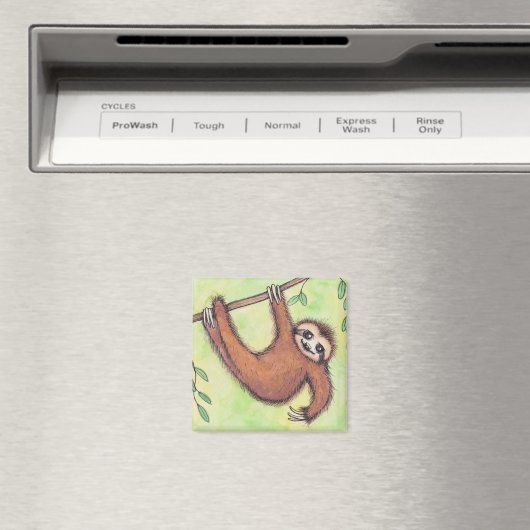 Niedlich Sloth Magnet (In Situ (Geschirrspüler))