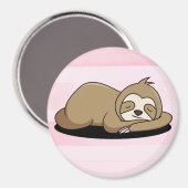 Niedlich Sloth Magnet (Vorderseite/Rückseite)
