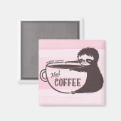 Niedlich Sloth Magnet (Vorderseite/Rückseite)