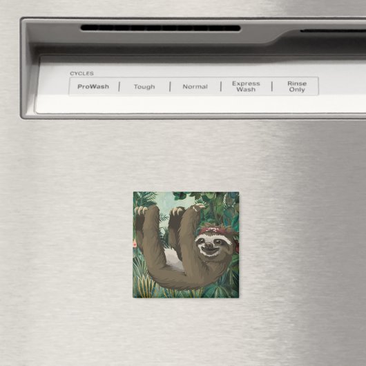 Niedlich Sloth Magnet (In Situ (Geschirrspüler))