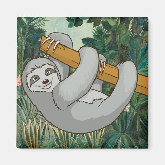 Niedlich Sloth Magnet (Vorne)