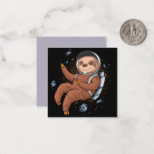 Niedlich Sloth Mitteilungskarte (Vorderseite/Rückseite Beispiel)