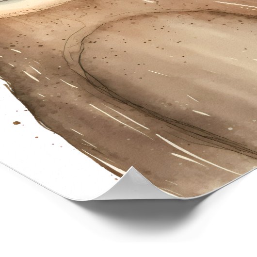 Niedlich Sloth Poster (Ecke)