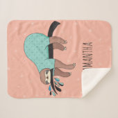 Niedlich Sloth Sherpadecke (Vorderseite (Horizontal))