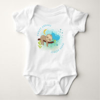 Niedlich Sloth Sweet Dreams Sleepy Head Newborn Bo