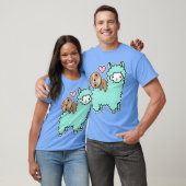 Niedlich Sloth und Llama Die besten Freunde Kawaii T-Shirt (Unisex)