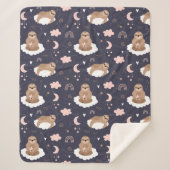 Niedlich Sloths Sherpa Blanket Sherpadecke (Vorderseite)