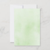 Niedlich Small Klein Baby Elephant Vielen Dank Dankeskarte (Rückseite)