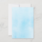 Niedlich Small Klein Baby Elephant Vielen Dank Dankeskarte (Rückseite)