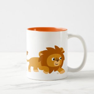 Niedlich Smart Cartoon Lion Tasse