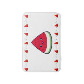 Niedlich Smiling Kawaii Watermelon Badematte (Vorderseite Vertikal)