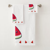 Niedlich Smiling Kawaii Watermelon Badhandtuch Set (Insitu)