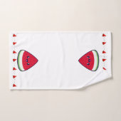 Niedlich Smiling Kawaii Watermelon Badhandtuch Set (Handtuch)
