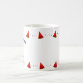 Niedlich Smiling Kawaii Watermelon Kaffeetasse (Mittel)