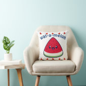 Niedlich Smiling Kawaii Watermelon Kissen (Stuhl )