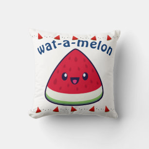 Niedlich Smiling Kawaii Watermelon Kissen